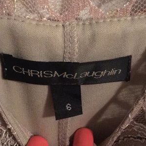 Never Worn Beautiful Champagne Lace Dress